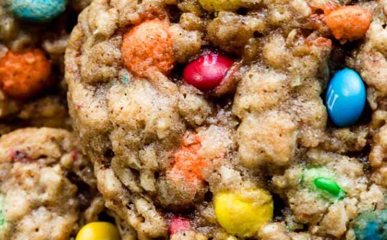 Oatmeal Raisin M&M Cookies